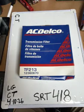 12370670 Ac Delco Tf213 Genuine Transmission Filter Kit Some Surface Rust