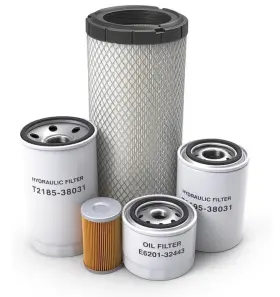 Axleyhub T2195-38031 5pcs Filter Kit For Kioti Ck25 Ck27 Ck30 Ck35 Replace 84612 43160 T2185 38031