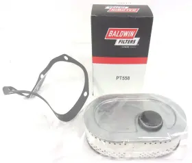 P551196 Baldwin Filters Pt558 New Genuine Oval Hydraulic Filter Element With Gasket Hf6066