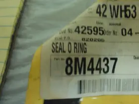 8m4437 Cat - Seal O-ring 2.62x13.94 Mm 70a Vmq Pk Qty 10 Catbx17