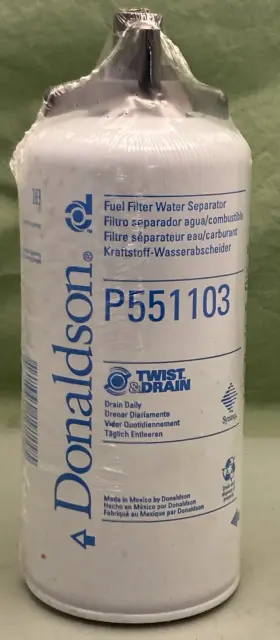 Bf1293-sps Donaldson 742330191095 New P551103 Fuel Filter/water Separator Fits Cummins 3406889 Bf1293-sps Donaldson 742330191095 New P551103 Fuel Filter/water Separator Fits Cummins 3406889