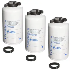 P553203 Donaldson Fuel Filter Water Sep Pack Of 3 Replaces Baldwin Bf1321 P553203 Donaldson Fuel Filter Water Sep Pack Of 3 Replaces Baldwin Bf1321