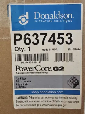 P637453 Donaldson X2 Air Filter Quantity 2