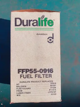 Duralife Ffp55-0916 New Spin-on Fuel Filter Box Of 3
