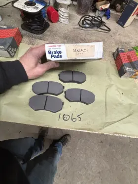 Mkd258 Fade Free Brake Pads Read The Listing Please Inch . 9w Mkd258 Fade Free Brake Pads Read The Listing Please Inch . 9w