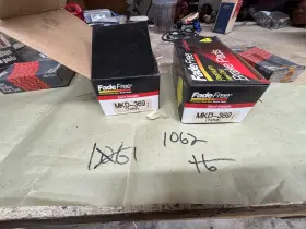 Mkd369 Fade Free Brake Pads Read The Listing Please Inch . 9w You Get 2 Sets