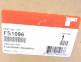 Bf9866-o Fleetguard Fs1096 New Genuine Fuel/water Separator Fs1091 Re532952 #2