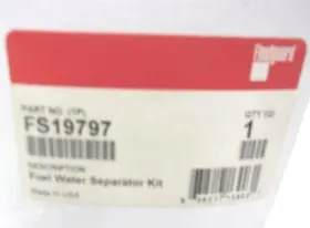 1847170c94 Fleetguard Fs19797 New Genuine Fuel/water Separator Kit Pf7812kit #2