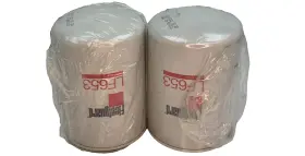 Lf653 Fleetguard 2 Pack Oil Filter