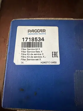 1718534pe Genuine Paccar Parts Mx-13 New Epa 17 Engine Oil Fuel Plug Filter Service Kit 1718534