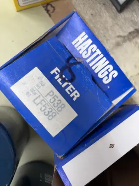 Lf538 Hastings Lot Of 2 Filters 9w. Light Rust