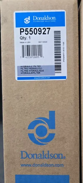 P550927 International Genuine New Donaldson Hydraulic Filter P550927 International Genuine New Donaldson Hydraulic Filter