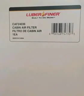 Caf24036 Luber-finer Cabin Air Filter Kenworth Peterbilt New Oem Replacement