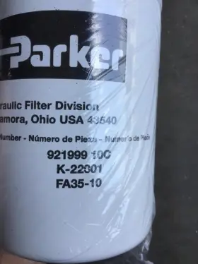 3520908 Miscellaneous 2281123 K-22001 Parker Hydraulic Filter #3