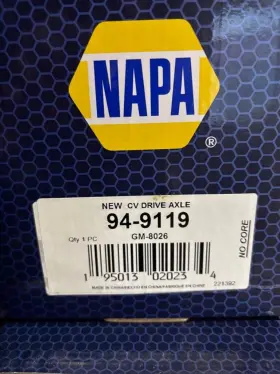 94-9119 Napa Gm8026 Cv Axle