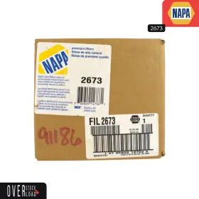 Napa Gold 2673 Cellulose Engine Inner Air Filter Nos - Free Shipping
