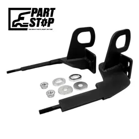 Partstop 6499005b Black Mounting Bracket Kit For Deer Guard Model 201b Fits Freightliner