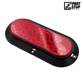 Partstop F01819s125 Led Trailer Parking Turn Signal Light Surface Mount 6 Inch Oval Amber