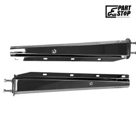 Partstop Fd002 Straight Mud Flap Hanger Stainless Steel 30 Inch Fits 24 Flaps