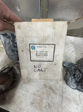 Ems-6 Spinett 6208 Mack Ems6 Water Pump 9w. Inch No Gasket New Not Rebuilt Ems-6 Spinett 6208 Mack Ems6 Water Pump 9w. Inch No Gasket New Not Rebuilt