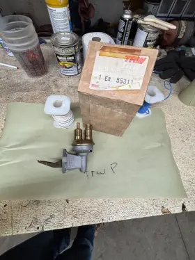55317 Trw Fuel Pump 9w. 1975 - 1982 Ford Mercury 2.3 Engine