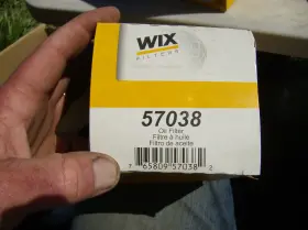 57038 Wix Genuine Oil Filters Lot Of 2