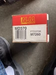 Nja Md 370 Brake Pads Disc Front. Fixed Price $12.50.