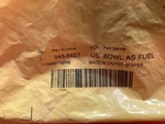 New Genuine Caterpillar Fuel Filter Bowl 343-5527 3435527. Fixed Price $26.89.