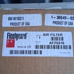 Fleetguard Air Filter AF25316 Model Fits Heavy Equipment Replacement. Fixed Price $39.99.
