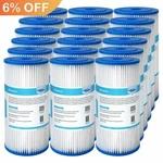 18 Pack 10" X 4.5" For Big Blue Sediment Pleated Water Filter 5/20/50 Micron. Fixed Price $102.35.