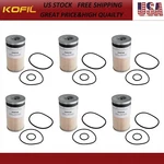 6PCS For Fleetguard Fuel Filter With Water Separator FS197282. Fixed Price $64.89.
