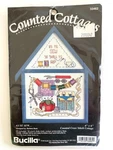 Bucilla Counted Cottages Cross Stitch Kit 33462 As Ye Sew So Shall Rip. Fixed Price $9.99.