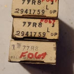 Delco Ball Model, Mpn 77R8, Part Number 2941759, Bearings Type. Fixed Price $27.50.