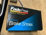 Fade Free Premium Brake Shoes New Bonded #657 - Nib. Fixed Price $24.99.