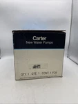 Carter Nos New Water Pumps FP1396 With Gasket And Hardware. Fixed Price $134.99.