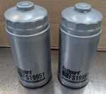 Pair FS19951 Fleetguard Fuel Filter Water Separator Spin-on W/ Drain Renault. Fixed Price $39.99.