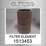151-3453 Filter Element Fits Caterpillar (surplus Open Box). Fixed Price $128.84.