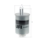 Fuel Filter Ufi 24.JCB.02. Fixed Price $112.36.