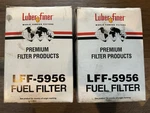 (2) Luber-finer LFF-5956 Fuel Filter, Spin-on Pack Brand New. Fixed Price $25.10.