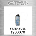 1986378 Filter Fuel Fits Caterpillar (new Aftermarket). Fixed Price $30.64.