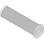 Air Filter Fits Fleetguard Replaces AF4103. Fixed Price $33.99.