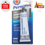 Permatex 80050 Clear Rtv Silicone Adhesive Sealant, 3 Oz. Fixed Price $7.77.