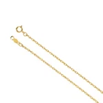 1.25MM, 14K Yellow Gold Solid Loose Rope Chain Necklace. Fixed Price $485.98.