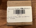 Pack Of 3: Magnetic Oil Plug, Oem: Cat, Part No: 9S-8004 (nos). Fixed Price $15.00.