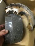 Front Drum Brake Shoes O.e. Organic Grade Raybestos 241PG, For G.m. CARS,1964-74. Fixed Price $19.95.