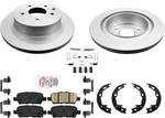 Ameripro Coated Brake Rotors Ceramic Pads For Nissan Rogue 2014-2018. Fixed Price $151.00.