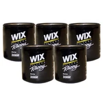 Wix Racing Set Of 5 Engine Motor Oil Filters For Buick Cadillac Chevy Gmc Stdasp. Fixed Price $84.95.