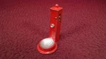 Vintage Diecast Farm Hand Water Pump - Red Made England. Fixed Price $6.95.
