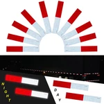 10 Pcs DOT-C2 Conspicuity Reflective Tape 2X12 Red White Strip Trailer Rv Truck. Fixed Price $9.99.