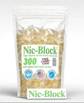 New Nic-block Cigarette Bulk Economy Reusable 300 Filters Tips Freecase. Fixed Price $13.75.